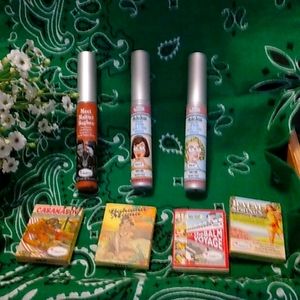 The Balm makeup products lip gloss/blush